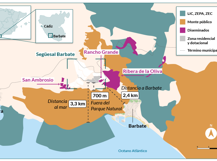 Mapa de El Següesal